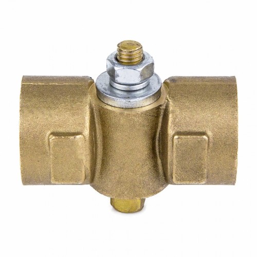 Кран латунный трехходовой стандартнопроходной для манометра без фланца и ручки ВР (ВН) Ру 16 11Б18БК, КПТ ВИПРА 15 мм 1/2" в Хабаровске