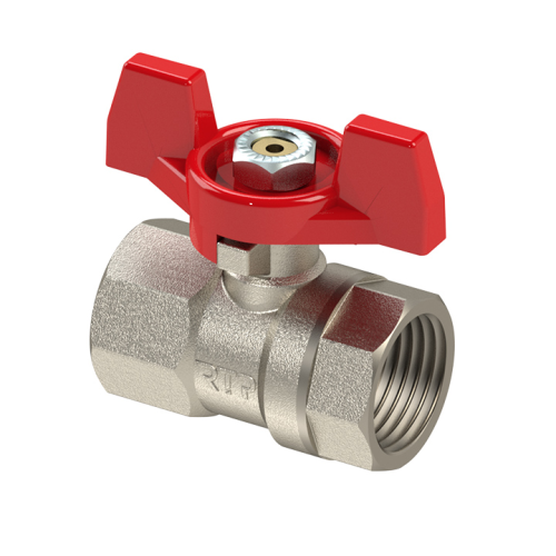 Кран запорный латунный полнопроходной с ручкой-бабочкой ВР (ВН) Ру 42 R951 Giacomini 8 мм 1/4" в Хабаровске