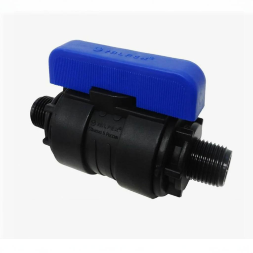 Компрессионный кран ПНД Дн 63 (1 1/2") НР (НАР) Ру-16 VALFEX в Хабаровске