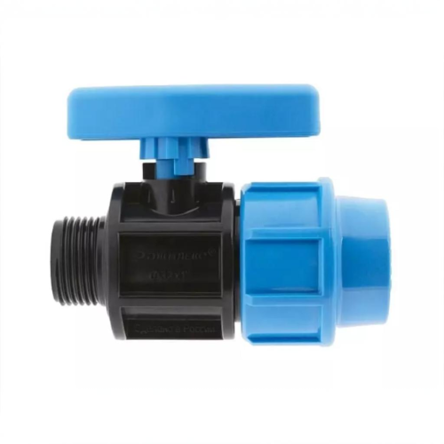 Компрессионный кран ПНД Дн 20-1/2" Ру-16 НР (НАР) Джилекс в Хабаровске