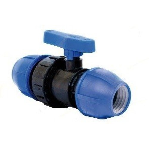 Компрессионный кран ПНД Дн 63-63 Ру-16 VALFEX в Хабаровске