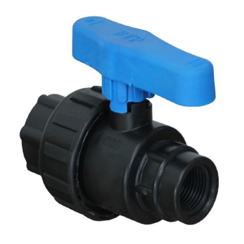 Компрессионный кран ПНД Ду-33 (1 1/4"-1") ВР (ВН) Ру-16 VALFEX в Хабаровске