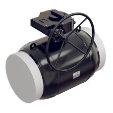 Кран запорный стальной под приварку с редуктором полнопроходной Ст20 КШ.П.П. ALSO 300х730 мм