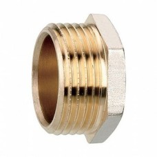 Заглушка латунная торцевая НР STOUT 15 мм 1/2"