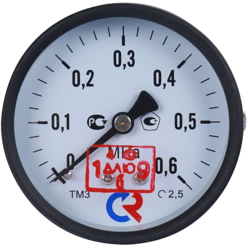 Манометр осевой диаметр 63мм 0-6 кгс/см2 (0-0,6 МПа) G1/4" ТМ-310Т.00 Росма 00000006791 в Хабаровске