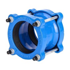 Муфта чугунная соединительная для ПЭ труб Ду-100 (Дн 110-110) Ру-16 ДРК-Е Benarmo