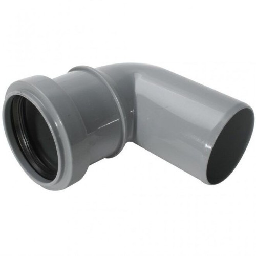 Отвод НПВХ (ПВХ) с раструбом Дн 110 87гр серый безнапорный в/к ТУ 6-49-33-92 Агригазполимер в Хабаровске