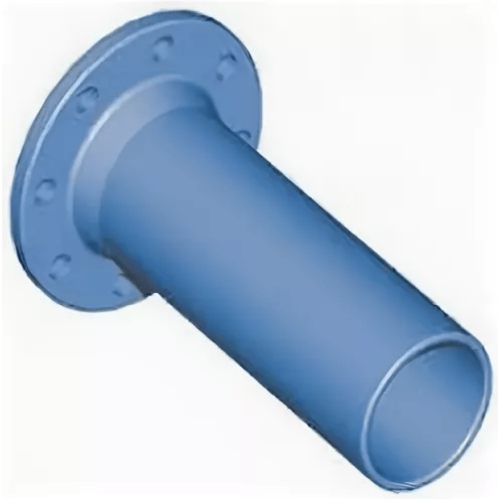 Патрубок фланец-гладкий конец ПФГ Ду-150 (L=350) ВЧШГ с ЦПП цинк+AL ГОСТ ISO 2531-2012 в Хабаровске