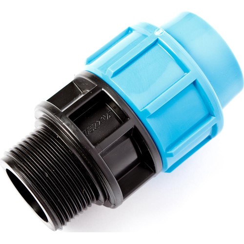 Муфта ПЭ компрессионная Дн 20-3/4" Ру-12,5 НР (НАР) Джилекс в Хабаровске