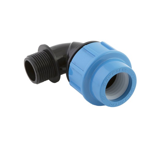 Отвод ПЭ компрессионный Дн 32 1/2" 90гр Ру-16 НР (НАР) VALFEX в Хабаровске