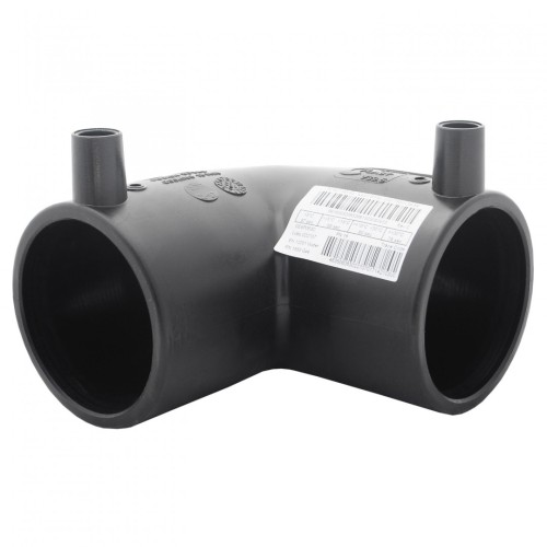 Отвод ПЭ100 спигот Дн 90 90гр Ру-16 SDR11 в Хабаровске