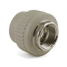 Муфта PP-R комбинированная серая ВР (ВН) Дн 25-1/2" Wavin Ekoplastik