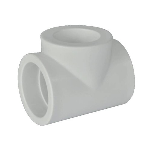 Тройник PP-R редукционный Дн 90-50-90 белый Pro Aqua в Хабаровске