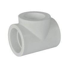 Тройник PP-R редукционный Дн 110-50-110 белый Pro Aqua