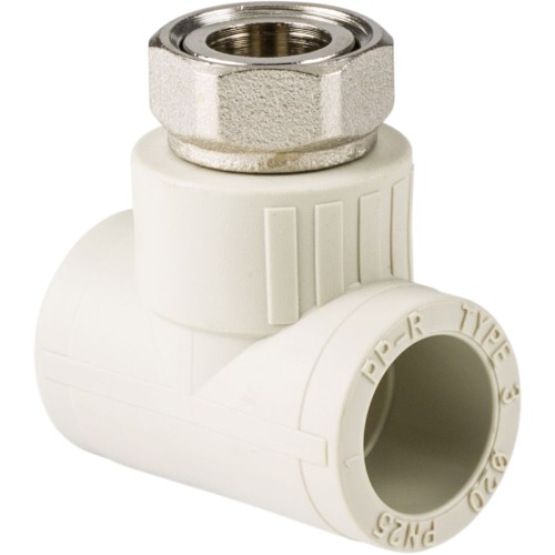Тройник PP-R с накидной гайкой Дн 25-3/4" Pro Aqua в Хабаровске