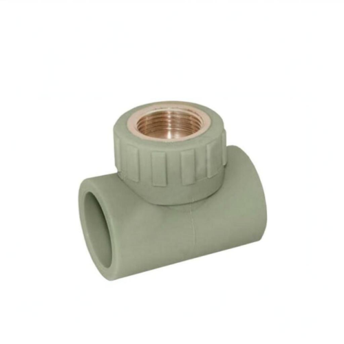 Тройник PP-R комбинированный серый ВР (ВН) Дн 32-1/2" Wavin Ekoplastik в Хабаровске