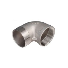 Отвод нержавеющий резьбовой НР-ВР Ру 16 AISI 316 20 мм 3/4"