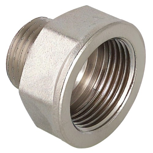 Футорка нержавеющая обратная НР-ВР Ру 16 AISI 304 20 мм 1/4"