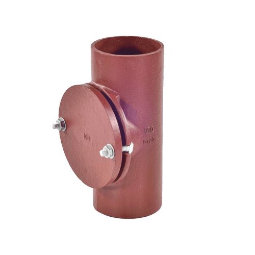 Ревизия чугунная SML Ду-100 с круглой крышкой безраструбная Китай в Хабаровске