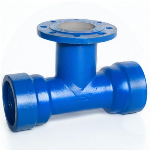 Тройник раструб-фланец ТРФ Ду 150-150 Тайтон ВЧШГ с ЦПП цинк+AL ГОСТ ISO 2531-2012 в Хабаровске