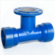 Тройник раструб-фланец ТРФ Ду 150-100 Тайтон ВЧШГ с ЦПП цинк+AL ГОСТ ISO 2531-2012