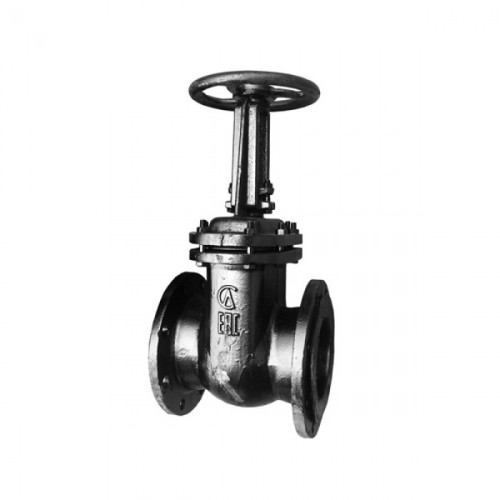 Задвижка клиновая чугунная фланцевая с выдвижныи шпинделем Ру 10 30ч6бр 150 мм