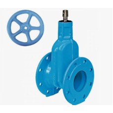 Задвижка клиновая чугунная фланцевая с обрезиненным клином Ру 16 E2 4000E2 Hawle 65х170 мм