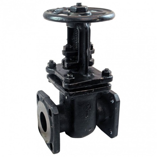 Задвижка клиновая чугунная фланцевая с выдвижныи шпинделем Ру 10 30ч6бр ЛМЗ 125х255 мм