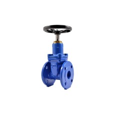 Задвижка клиновая чугунная фланцевая с обрезиненным клином Ру 16 KR11 Гранар 100 мм