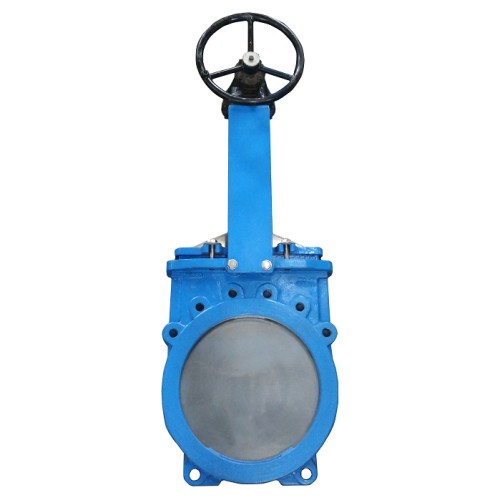 Задвижка шиберная двусторонняя с невыдвижным штоком Ду-500 Ру-10 с редуктором под электропривод ISO2 F14 (Т<110°С) Benarmo в Хабаровске