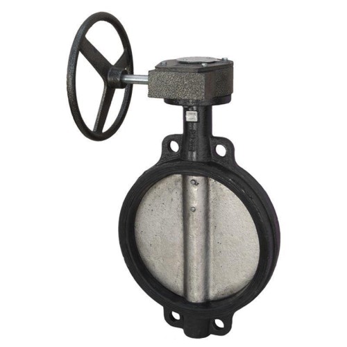 Затвор с чугунным диском и редуктором межфланцевый 1,6 МПа EPDM VPI4448 GGG50 Tecofi 100 мм в Хабаровске