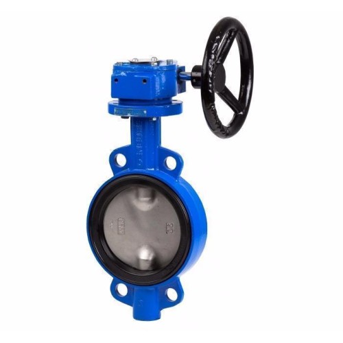 Затвор с чугунным диском и редуктором фланцевый 1,6 МПа EPDM Benarmo 350х190 мм в Хабаровске