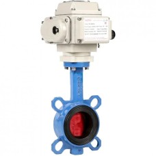 Затвор с нержавеющий диском и электроприводом межфланцевый 1,6 МПа EPDM Benarmo 125 мм