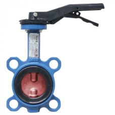 Затвор ручной с нержавеющий диском и рукояткой межфланцевый 1,6 МПа EPDM R59W GG25 Giacomini 200 мм