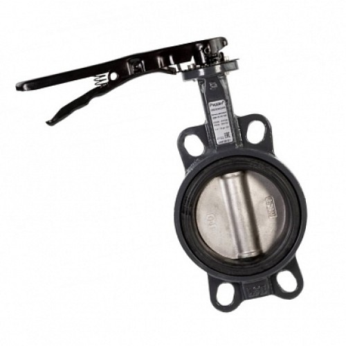 Затвор ручной с чугунным диском и рукояткой межфланцевый 1,6 МПа EPDM EURO Benarmo 125 мм в Хабаровске